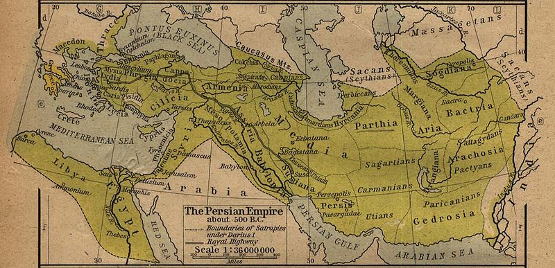 האימפריה האחמנית, מהודו ועד כוש, אחשורוש, פרס, האימפריה הפרסית